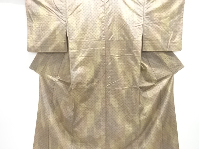 JAPANESE KIMONO / TSUMUGI / WOVEN STRIPE